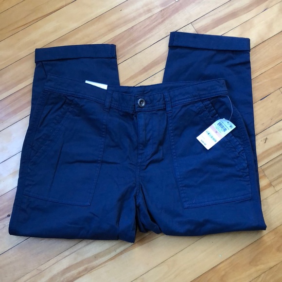 Style & Co. Pants - Style & Co Navy Blue Mid Rise Capris Size 10 NWT